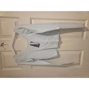 wild fable size medium - Light Blue Long Sleeve Scoop Neck Top